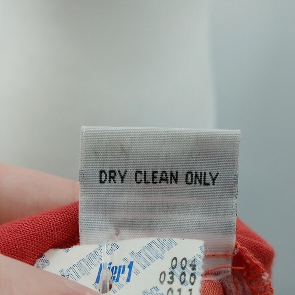 Passports By Pier 1 Vintage Wrap Skirt Sarong Womens M Salmon Red NWT Deadstock - Picture 10 of 11